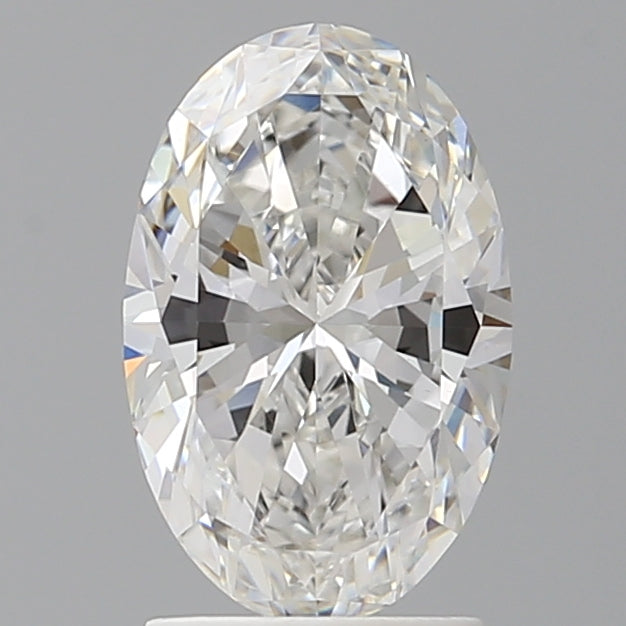 2.02 Carat Oval Shaped, Excellent Cut, F Color, VVS2 Clarity, IGI Certified Lab Grown Diamond
