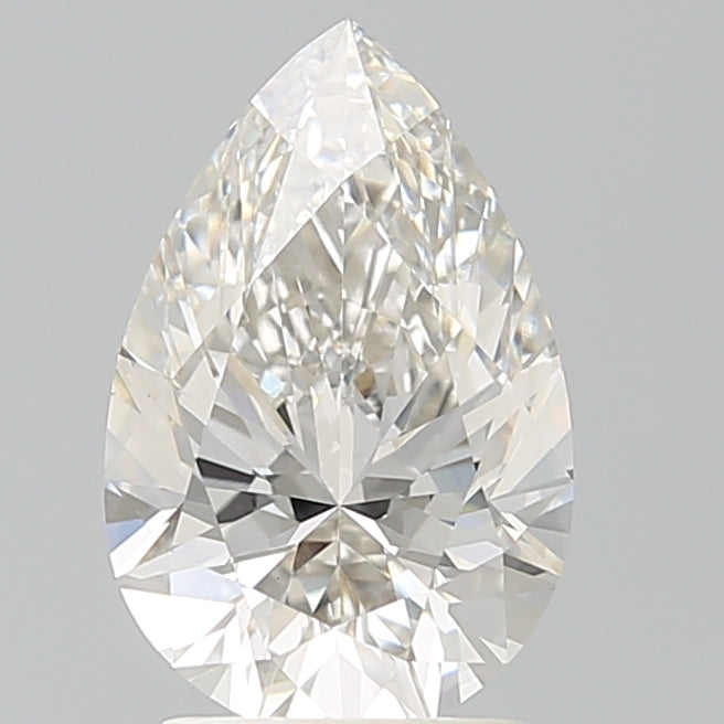 2.36 Carat Pear Shaped, Ideal Cut, G Color, VS1 Clarity, IGI Certified Lab Grown Diamond