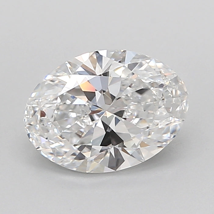 1.55 Carat Oval Shaped, Ideal Cut, D Color, VVS2 Clarity, IGI Certified Lab Grown Diamond