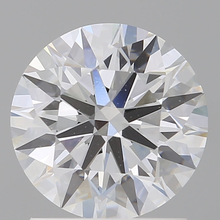 1.60 Carat Round Shaped, Ideal Cut, D Color, VVS2 Clarity, IGI Certified Lab Grown Diamond