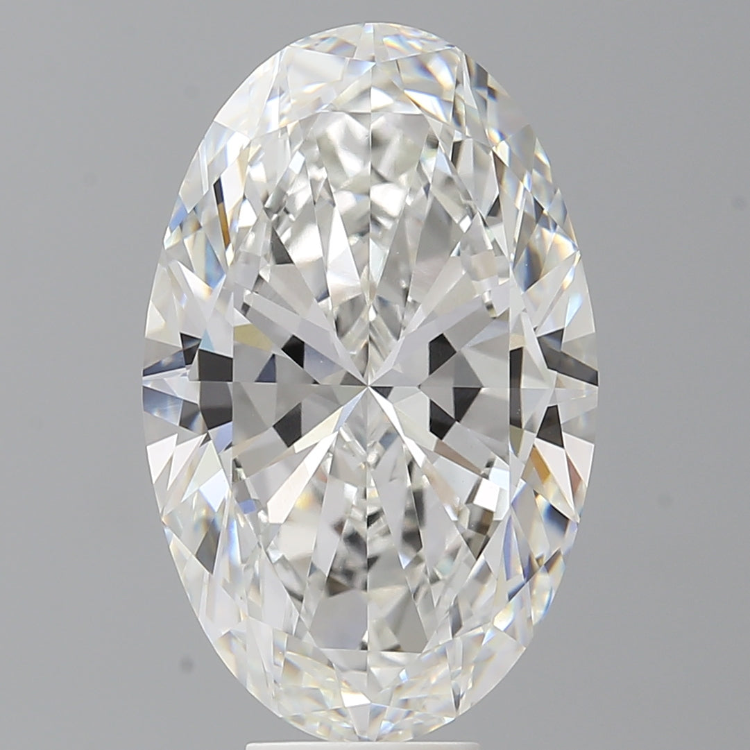 9.41 Carat Oval Shaped, Ideal Cut, F Color, VVS2 Clarity, IGI Certified Lab Grown Diamond