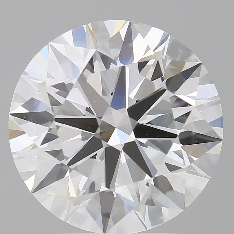 4.50 Carat Round Shaped, Ideal Cut, E Color, VVS2 Clarity, IGI Certified Lab Grown Diamond