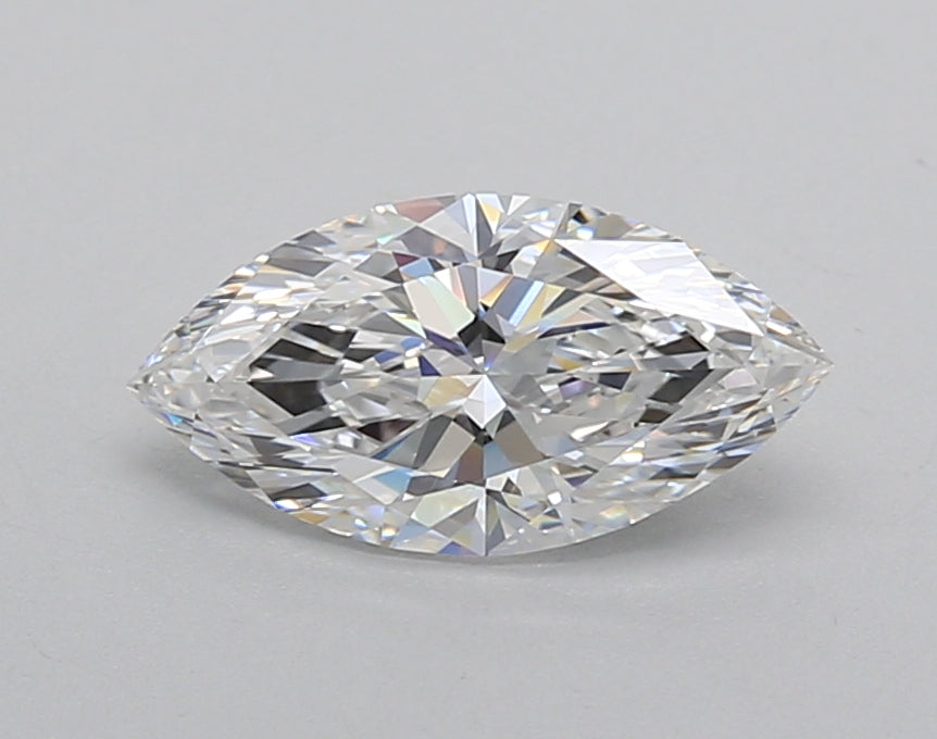 1.02 Carat Marquise Shaped, Excellent Cut, D Color, VVS2 Clarity, IGI Certified Lab Grown Diamond