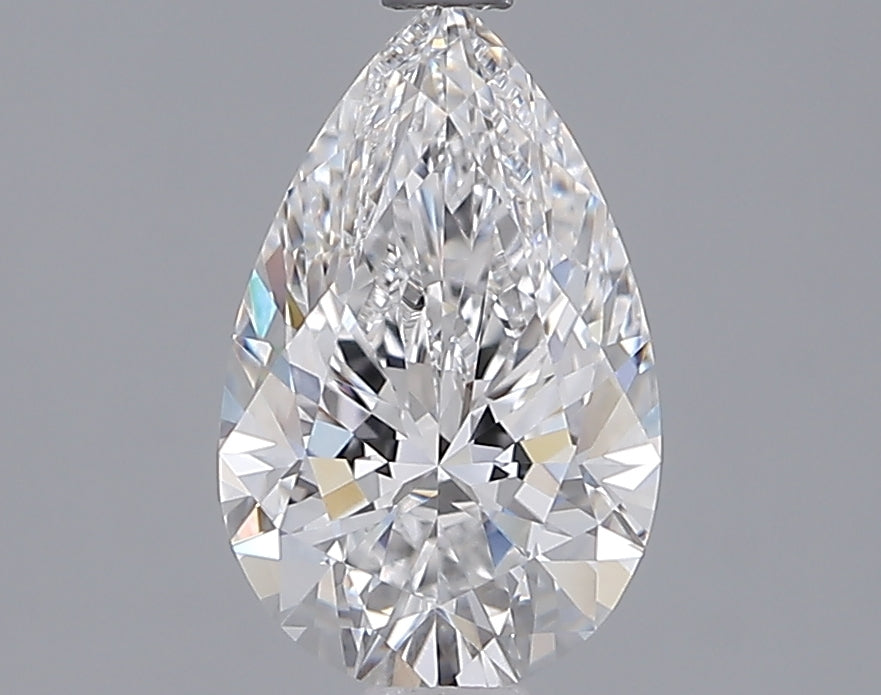 1.54 Carat Pear Shaped, Ideal Cut, D Color, VVS2 Clarity, IGI Certified Lab Grown Diamond