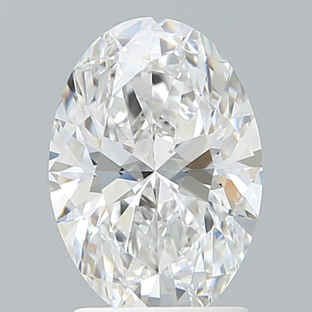 2.10 Carat Oval Shaped, Excellent Cut, D Color, VVS2 Clarity, IGI Certified Lab Grown Diamond