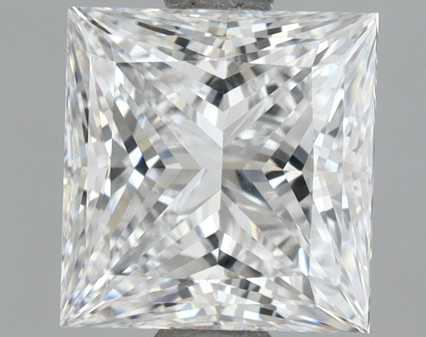 2.02 Carat Princess Shaped, Ideal Cut, D Color, VVS1 Clarity, IGI Certified Lab Grown Diamond