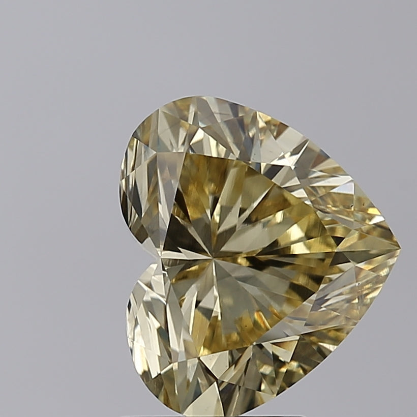 3.21 Carat Heart Shaped, Ideal Cut, VS1 Clarity, IGI Certified Lab Grown Diamond