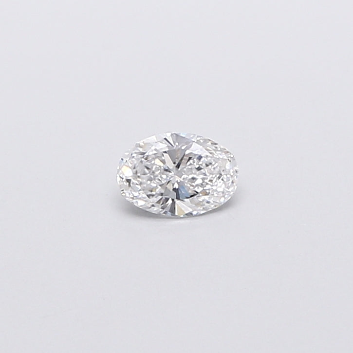 0.32 Carat Oval Shaped, Very Good Cut, D Color, VVS2 Clarity, IGI Certified Lab Grown Diamond
