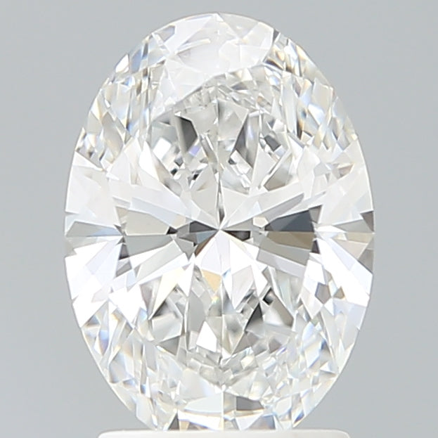 2.04 Carat Oval Shaped, Ideal Cut, D Color, VVS2 Clarity, IGI Certified Lab Grown Diamond