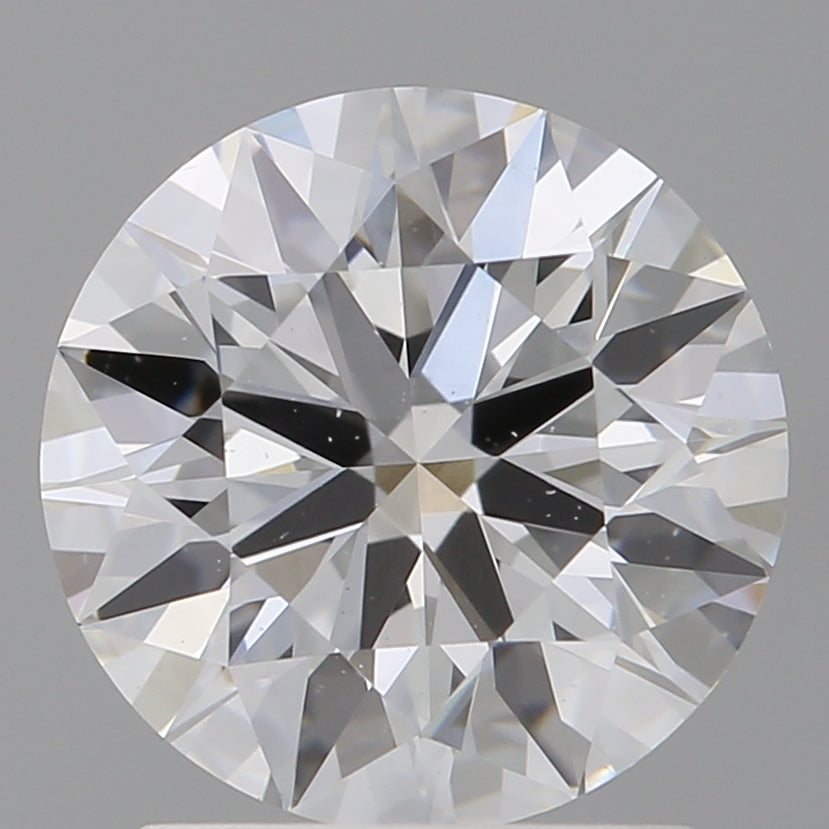 1.97 Carat Round Shaped, Excellent Cut, D Color, VVS2 Clarity, IGI Certified Lab Grown Diamond