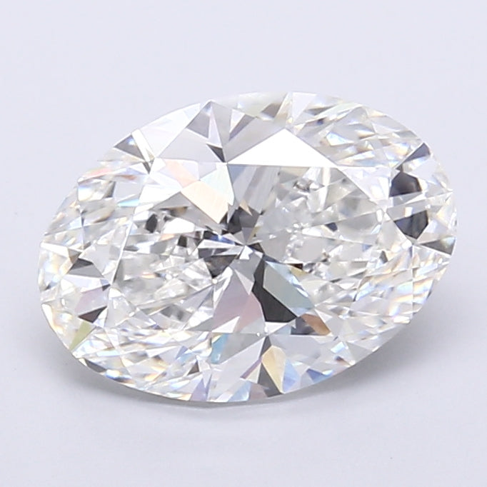 5.21 Carat Oval Shaped, Very Good Cut, F Color, VVS2 Clarity, IGI Certified Lab Grown Diamond