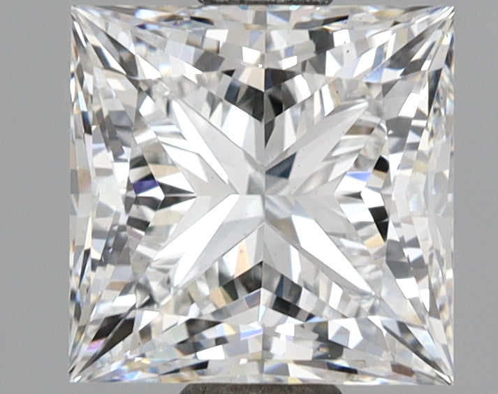 2.05 Carat Princess Shaped, Ideal Cut, E Color, VS1 Clarity, IGI Certified Lab Grown Diamond