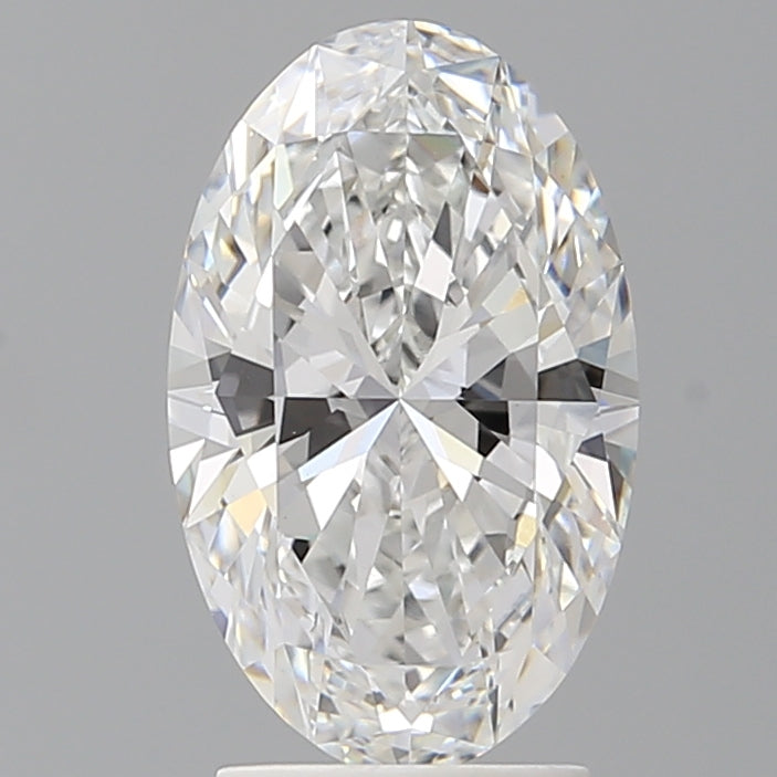 2.60 Carat Oval Shaped, Ideal Cut, E Color, VVS2 Clarity, IGI Certified Lab Grown Diamond