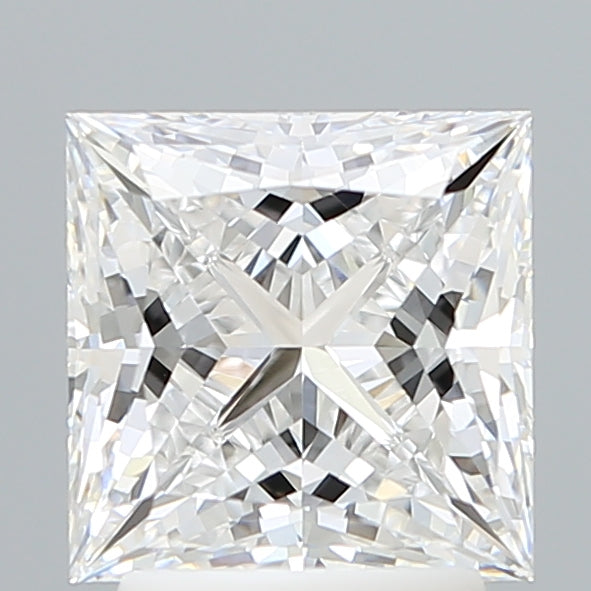 2.65 Carat Princess Shaped, Ideal Cut, D Color, VVS2 Clarity, IGI Certified Lab Grown Diamond