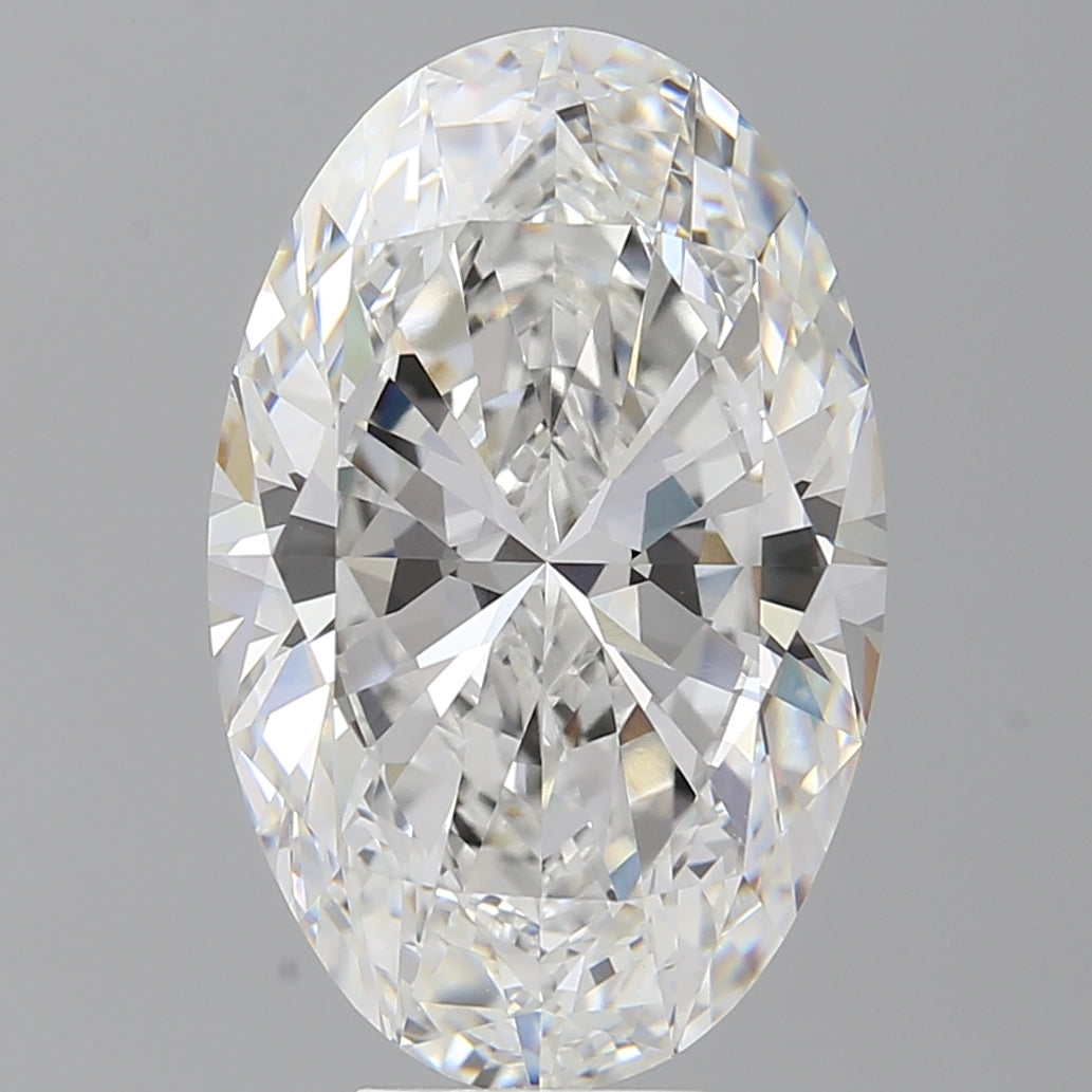 9.08 Carat Oval Shaped, Ideal Cut, E Color, VVS2 Clarity, IGI Certified Lab Grown Diamond