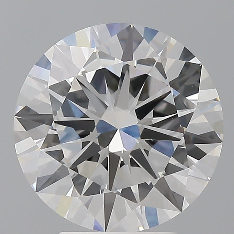 4.02 Carat Round Shaped, Excellent Cut, E Color, VVS2 Clarity, IGI Certified Lab Grown Diamond