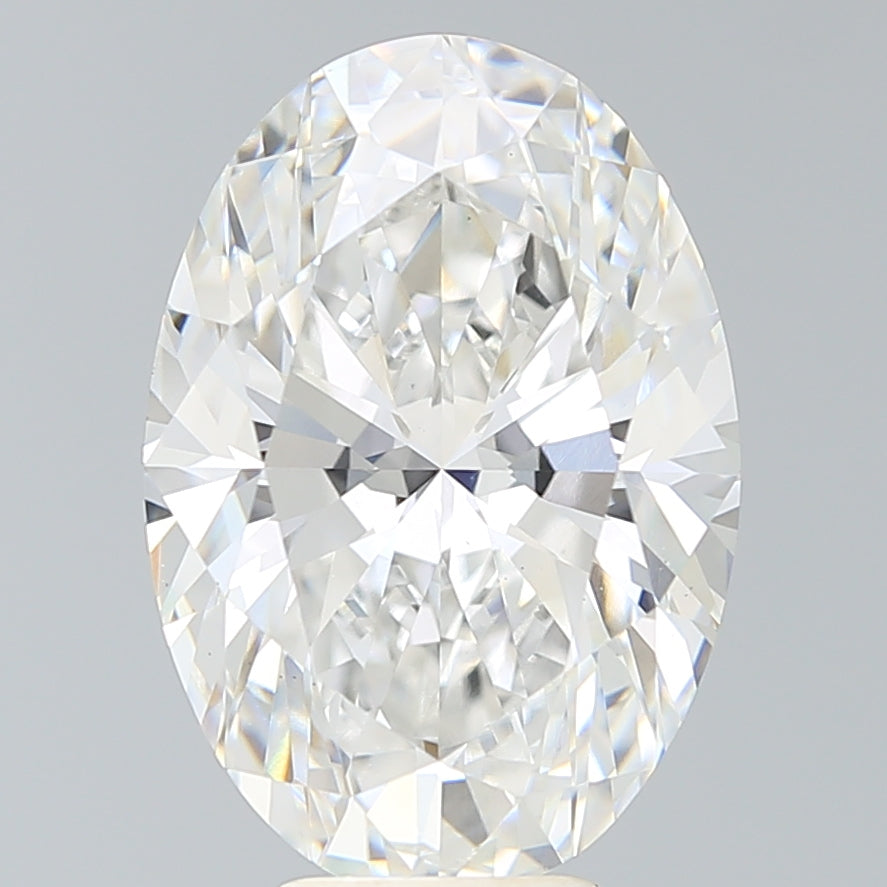 7.25 Carat Oval Shaped, Excellent Cut, F Color, VS1 Clarity, IGI Certified Lab Grown Diamond