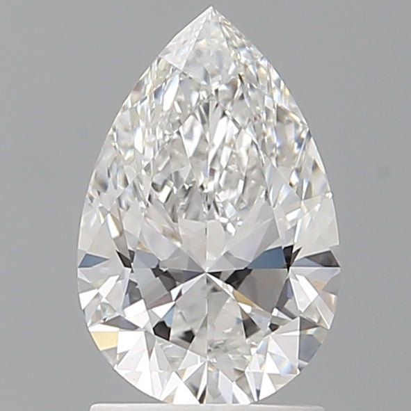 1.59 Carat Pear Shaped, Ideal Cut, E Color, VVS2 Clarity, IGI Certified Lab Grown Diamond
