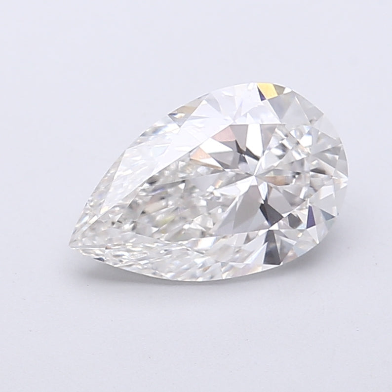 1.67 Carat Pear Shaped, Very Good Cut, E Color, VVS2 Clarity, IGI Certified Lab Grown Diamond