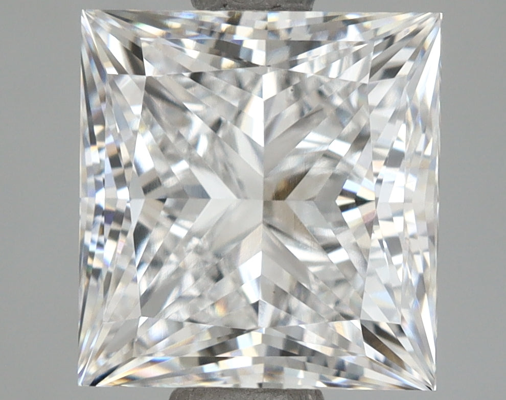 2.53 Carat Princess Shaped, Ideal Cut, D Color, VVS1 Clarity, IGI Certified Lab Grown Diamond