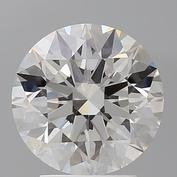 3.10 Carat Round Shaped, Ideal Cut, F Color, VVS2 Clarity, IGI Certified Lab Grown Diamond