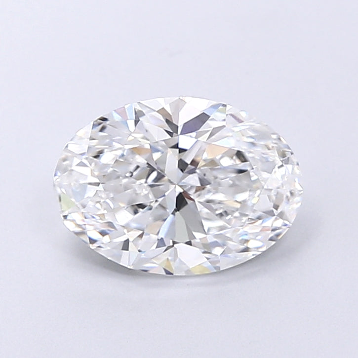 2.00 Carat Oval Shaped, Very Good Cut, D Color, VVS2 Clarity, IGI Certified Lab Grown Diamond