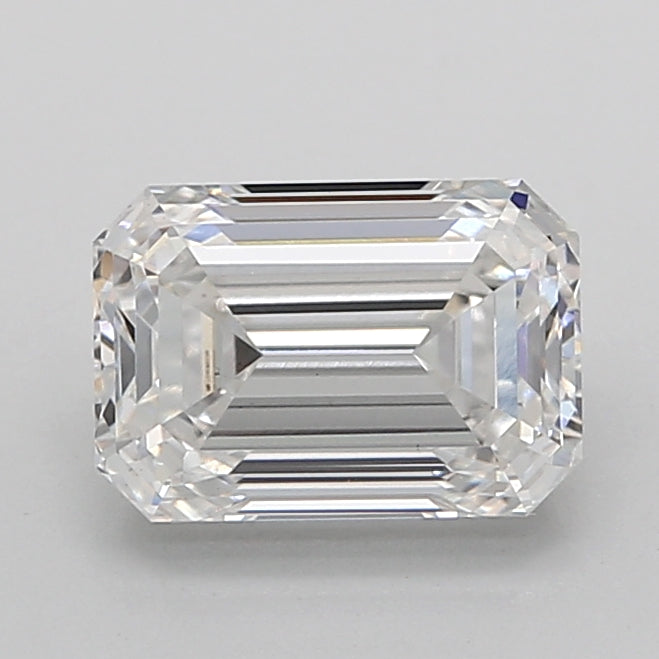 2.35 Carat Emerald Shaped, Ideal Cut, E Color, VS1 Clarity, IGI Certified Lab Grown Diamond