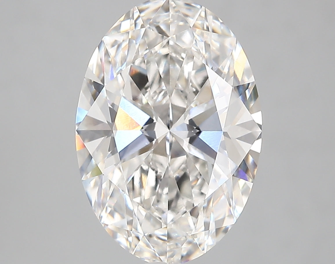 4.20 Carat Oval Shaped, Very Good Cut, F Color, VVS2 Clarity, IGI Certified Lab Grown Diamond