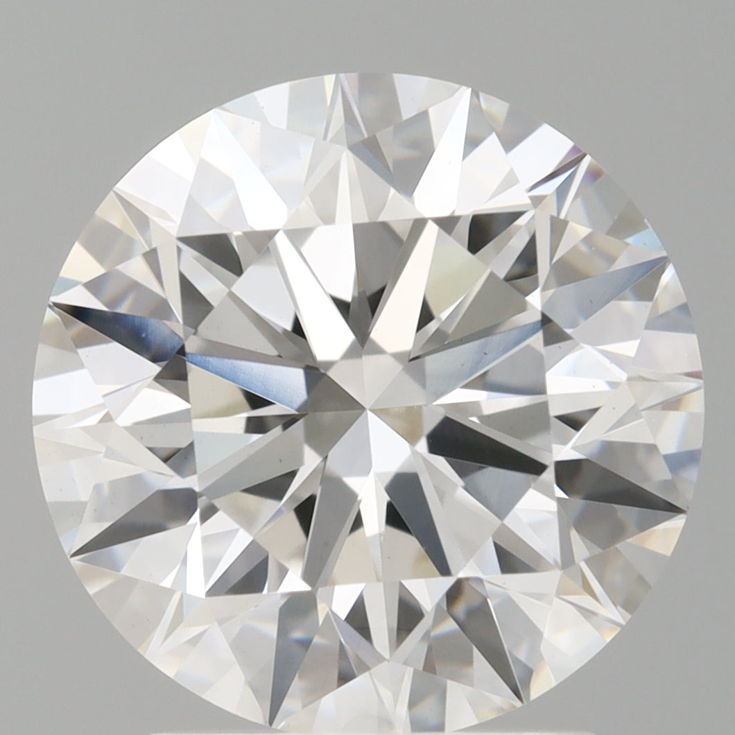 2.59 Carat Round Shaped, Ideal Cut, E Color, VVS2 Clarity, IGI Certified Lab Grown Diamond