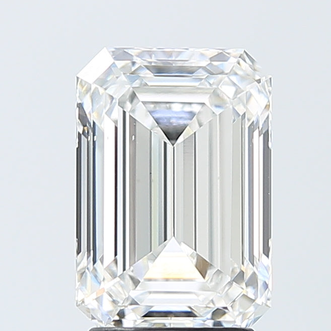 3.10 Carat Emerald Shaped, Ideal Cut, E Color, VS1 Clarity, IGI Certified Lab Grown Diamond