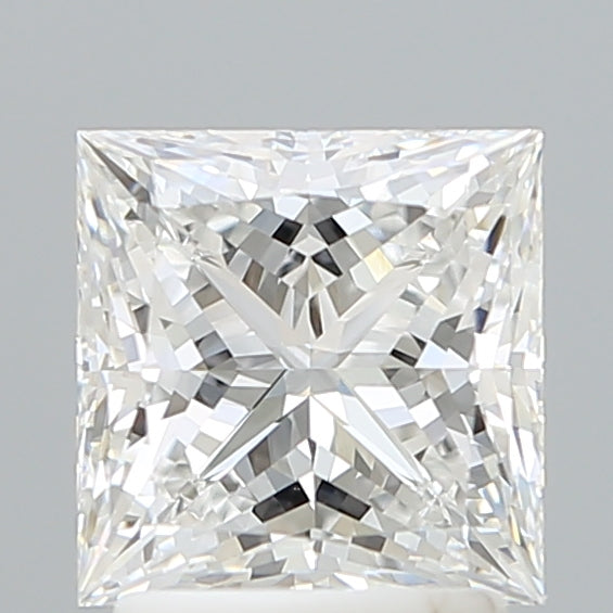 2.10 Carat Princess Shaped, Ideal Cut, E Color, VVS1 Clarity, IGI Certified Lab Grown Diamond