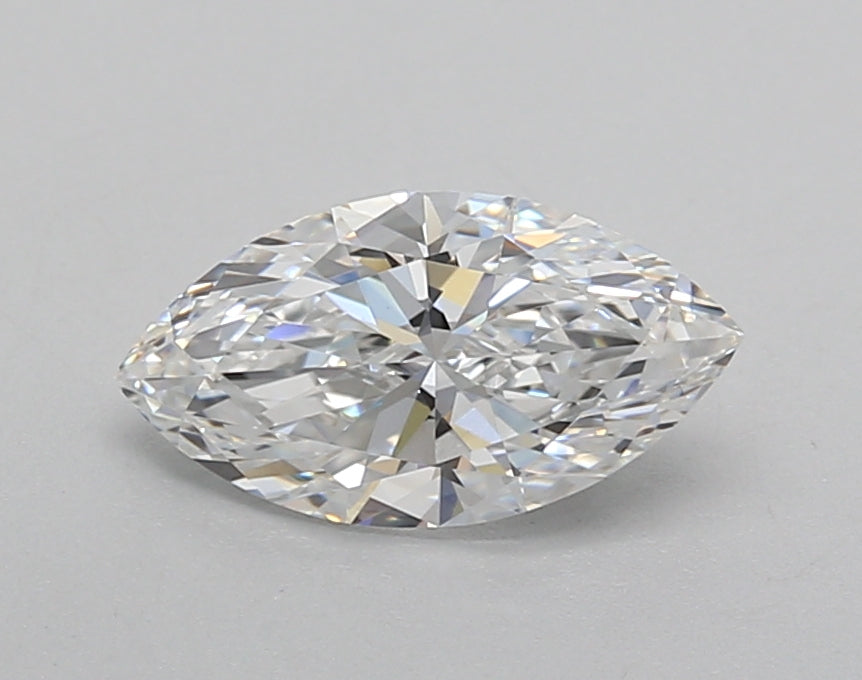 1.02 Carat Marquise Shaped, Excellent Cut, D Color, VVS2 Clarity, IGI Certified Lab Grown Diamond