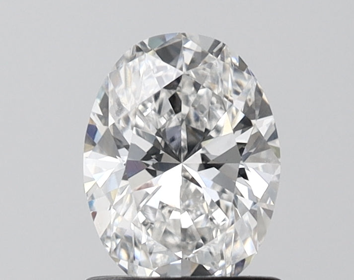 1.07 Carat Oval Shaped, Ideal Cut, D Color, VVS2 Clarity, IGI Certified Lab Grown Diamond