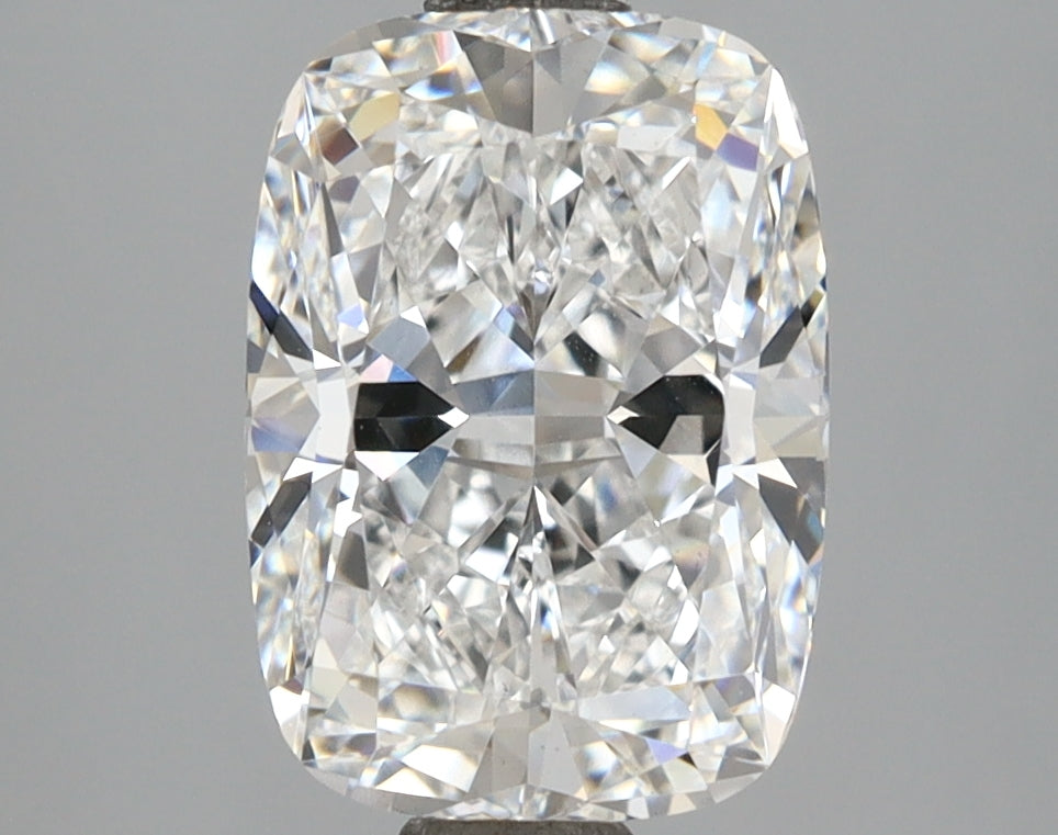 2.91 Carat Cushion Shaped, Ideal Cut, D Color, VVS2 Clarity, IGI Certified Lab Grown Diamond