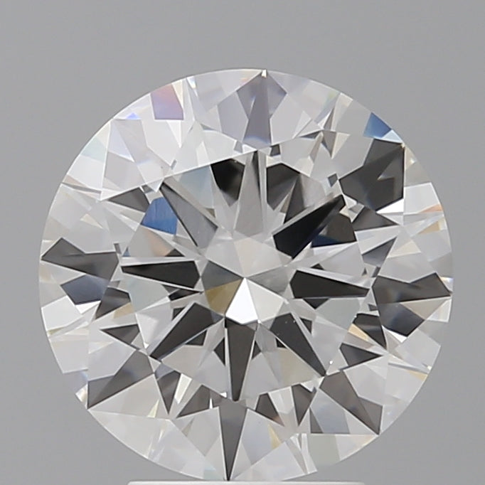 4.03 Carat Round Shaped, Excellent Cut, E Color, VVS2 Clarity, IGI Certified Lab Grown Diamond