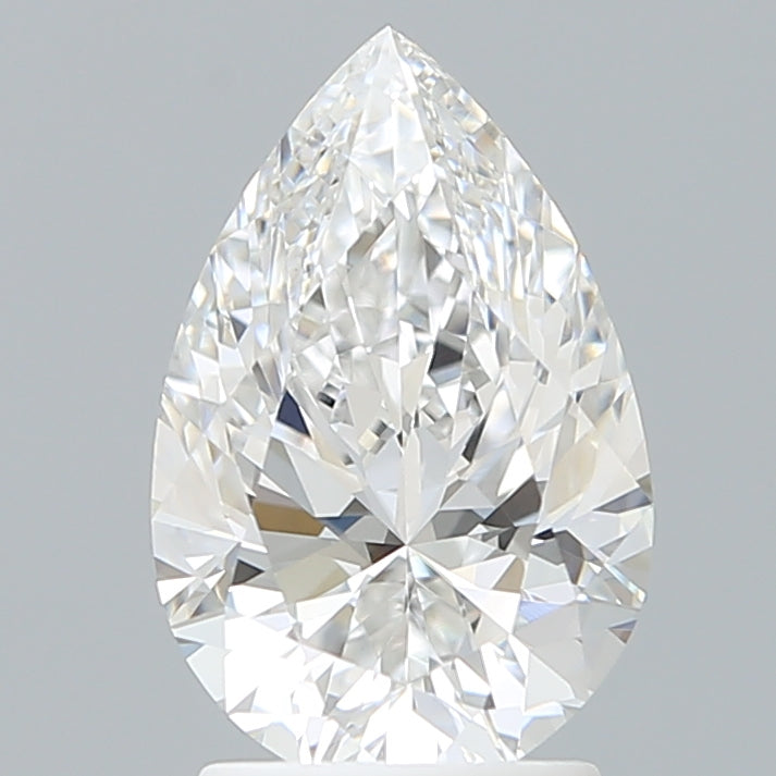 2.29 Carat Pear Shaped, Ideal Cut, E Color, VVS2 Clarity, IGI Certified Lab Grown Diamond