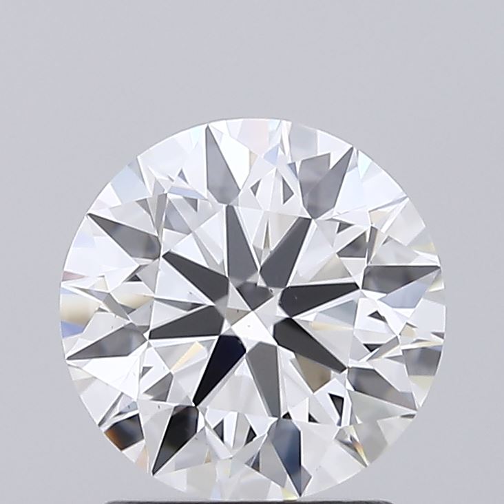 1.52 Carat Round Shaped, Ideal Cut, D Color, VS2 Clarity, IGI Certified Lab Grown Diamond