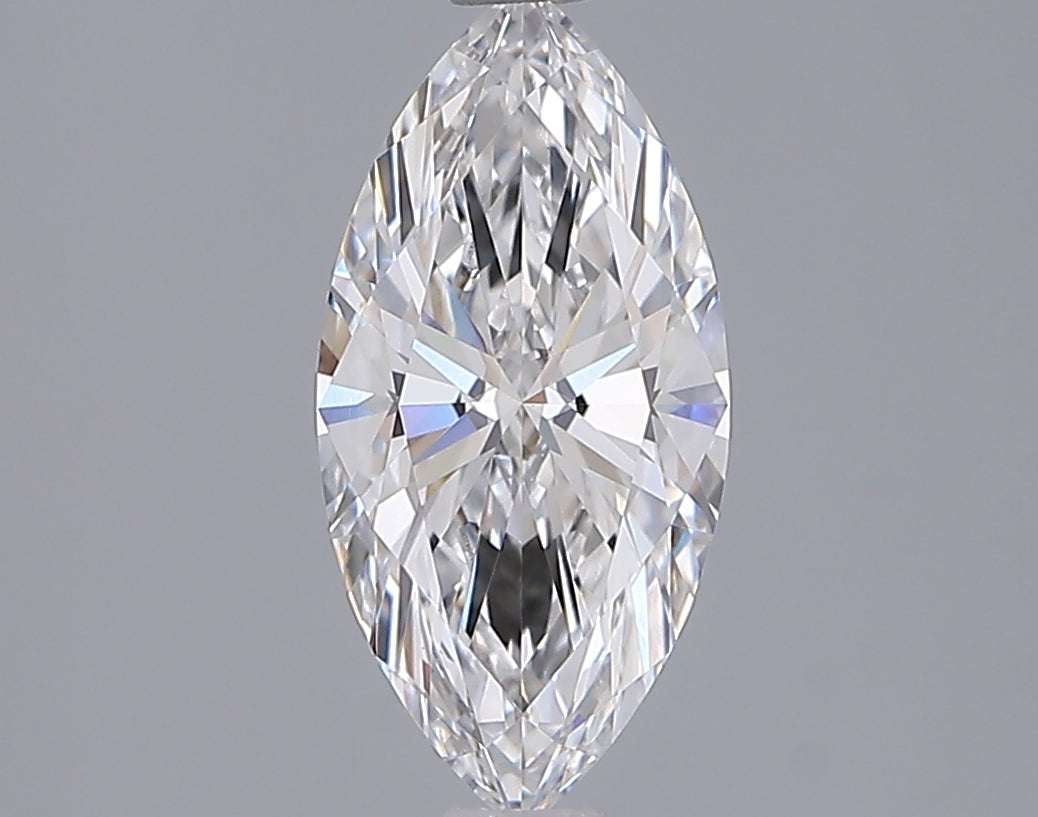 1.54 Carat Marquise Shaped, Ideal Cut, D Color, VVS2 Clarity, IGI Certified Lab Grown Diamond