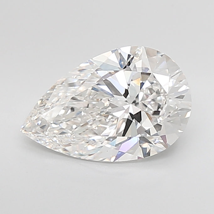 4.05 Carat Pear Shaped, Very Good Cut, E Color, VVS2 Clarity, IGI Certified Lab Grown Diamond