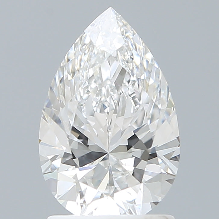 1.60 Carat Pear Shaped, Excellent Cut, D Color, VVS2 Clarity, IGI Certified Lab Grown Diamond