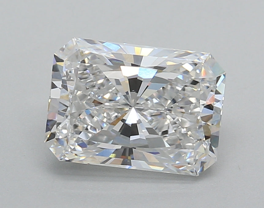 2.05 Carat Radiant Shaped, Very Good Cut, D Color, VVS1 Clarity, IGI Certified Lab Grown Diamond