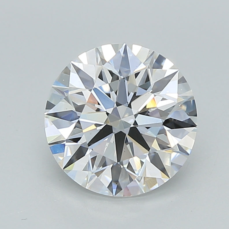 2.05 Carat Round Shaped, Ideal Cut, E Color, VS2 Clarity, IGI Certified Lab Grown Diamond