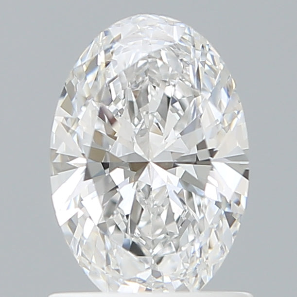 1.07 Carat Oval Shaped, Ideal Cut, D Color, VVS2 Clarity, IGI Certified Lab Grown Diamond