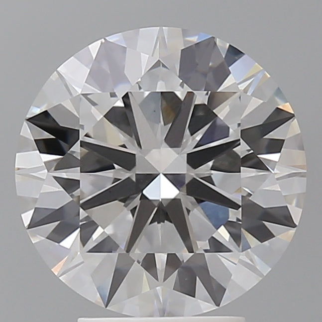 4.09 Carat Round Shaped, Ideal Cut, E Color, VVS2 Clarity, IGI Certified Lab Grown Diamond
