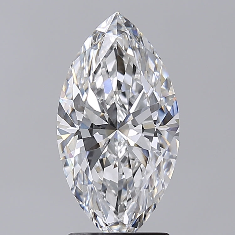 2.27 Carat Marquise Shaped, Excellent Cut, E Color, VVS2 Clarity, IGI Certified Lab Grown Diamond