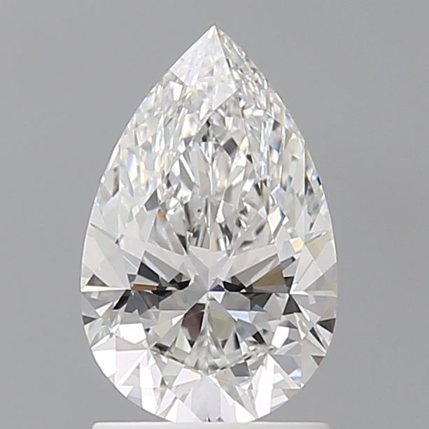 1.53 Carat Pear Shaped, Ideal Cut, E Color, VVS2 Clarity, IGI Certified Lab Grown Diamond