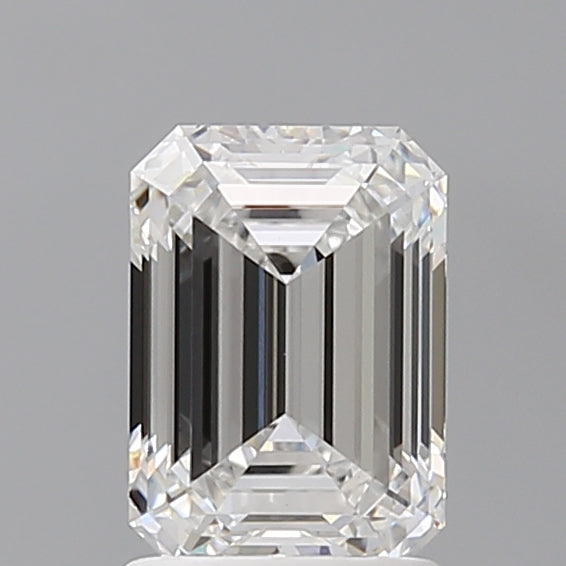 1.59 Carat Emerald Shaped, Ideal Cut, E Color, VS1 Clarity, IGI Certified Lab Grown Diamond