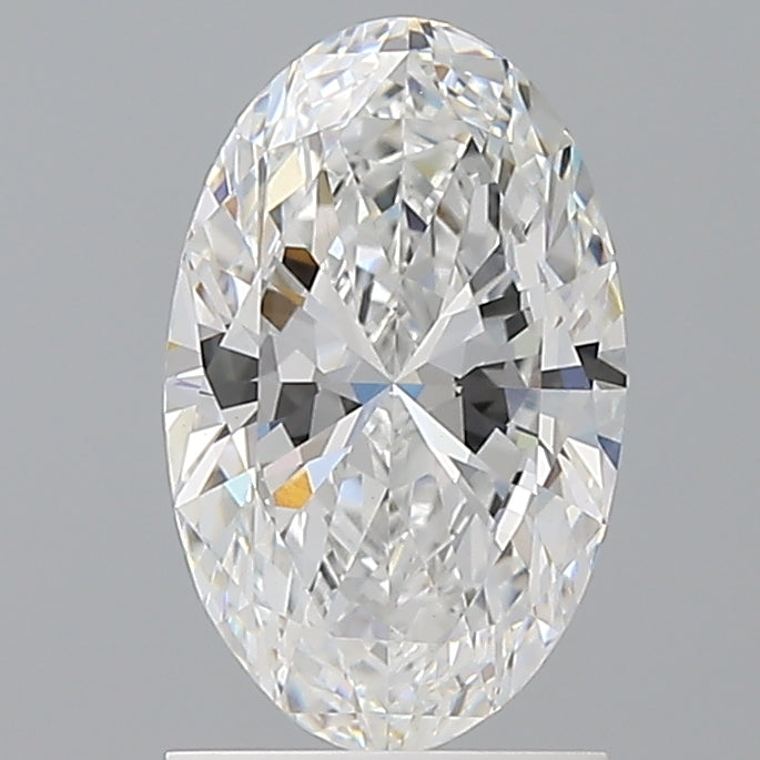 1.54 Carat Oval Shaped, Ideal Cut, E Color, VVS2 Clarity, IGI Certified Lab Grown Diamond