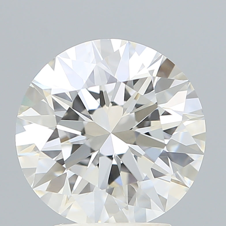2.88 Carat Round Shaped, Excellent Cut, G Color, VVS2 Clarity, IGI Certified Lab Grown Diamond