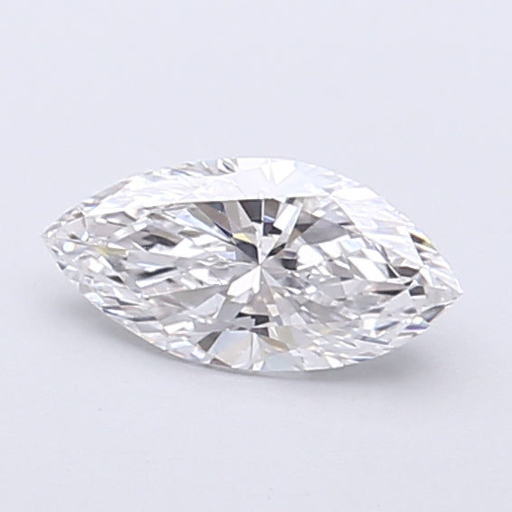 0.52 Carat Marquise Shaped, Very Good Cut, D Color, VS1 Clarity, IGI Certified Lab Grown Diamond